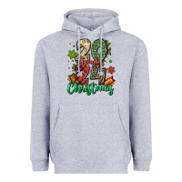 Heather Grey 2024 family christmas Heavyweight Hoodie - MaliasSmallBusiness