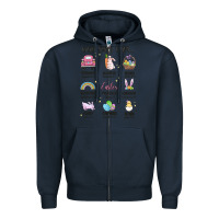 Navy christian easter Zipper Hoodie - MaliasSmallBusiness