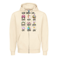 Sandshell christian easter Zipper Hoodie - MaliasSmallBusiness