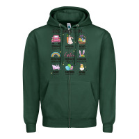 Sports Green christian easter Zipper Hoodie - MaliasSmallBusiness