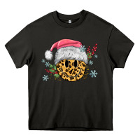Asphalt leopard smiley face Heavy Core Tee - MaliasSmallBusiness