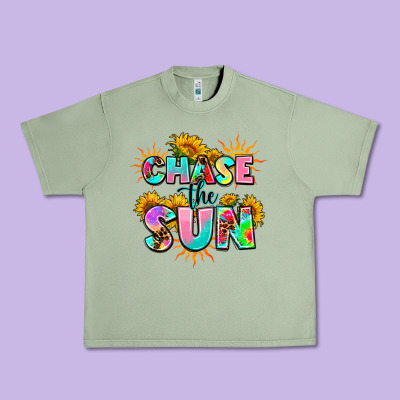 Chase The Sun Urban Heavy Tee Designed By Adodesignshop
