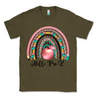 Army Green hello pre k Classic Tee - JahusDesignShop