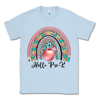 Dusty Blue hello pre k Classic Tee - JahusDesignShop