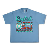 Pebble Blue dentist make great flossophers Urban Heavy Tee - JahusDesignShop