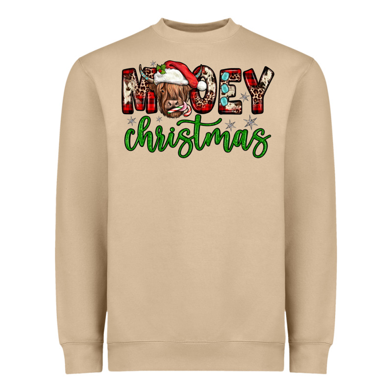 Mooey Christmas Heavyweight Sweatshirt by JahusDesignShop | Teevron