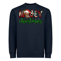 Navy mooey christmas Heavyweight Sweatshirt - JahusDesignShop