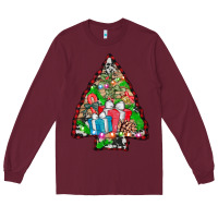 Burgundy arrowhead christmas gifts Long Sleeve Tee - AdoDesignShop
