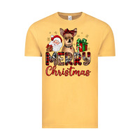 Vintage Mustard merry christmas chihuahua Vintage Tee - JahusDesignShop
