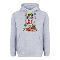 Heather Grey baby elf Heavyweight Hoodie - MaliasSmallBusiness