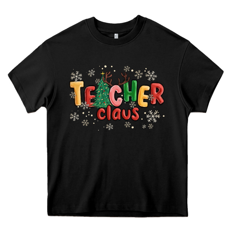Teacher Claus Heavy Core Tee by MaliasSmallBusiness | Teevron