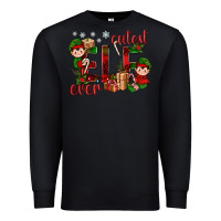 Black Cutest Elf Ever Christmas Premium Sweatshirt - BundleAndBundleShop
