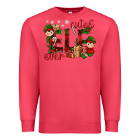 Cardinal Cutest Elf Ever Christmas Premium Sweatshirt - BundleAndBundleShop