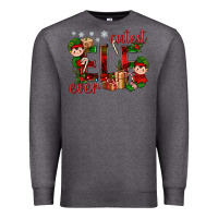 Charcoal Heather Cutest Elf Ever Christmas Premium Sweatshirt - BundleAndBundleShop