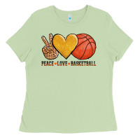 Matcha peace love basketball Ladies Tee - AdoDesignShop