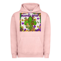 Pigment Salmon Mardi Gras Fleur De Lis tumbler Urban Hoodie - HowdyJamesFarm