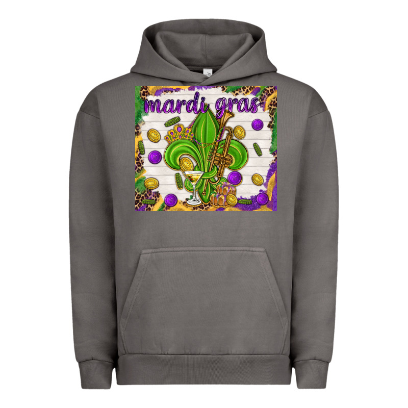Mardi Gras Fleur De Lis Tumbler Urban Hoodie by HowdyJamesFarm | Teevron