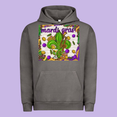 Mardi Gras Fleur De Lis Tumbler Urban Hoodie Designed By Howdyjamesfarm