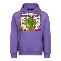 Tulip Mardi Gras Fleur De Lis tumbler Urban Hoodie - HowdyJamesFarm
