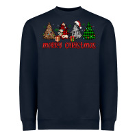 Navy merry christmas tree Heavyweight Sweatshirt - JahusDesignShop