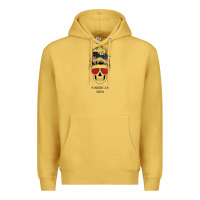 Antique Gold Glitter American Flag Patterned American Mom Skull Premium Hoodie - Bettercallsaul