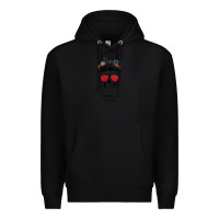 Black Glitter American Flag Patterned American Mom Skull Premium Hoodie - Bettercallsaul