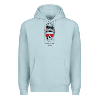 Blue Mist Glitter American Flag Patterned American Mom Skull Premium Hoodie - Bettercallsaul