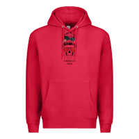 Cardinal Glitter American Flag Patterned American Mom Skull Premium Hoodie - Bettercallsaul