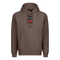 Coffee Glitter American Flag Patterned American Mom Skull Premium Hoodie - Bettercallsaul