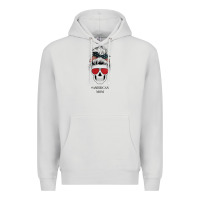 Dove Grey Glitter American Flag Patterned American Mom Skull Premium Hoodie - Bettercallsaul