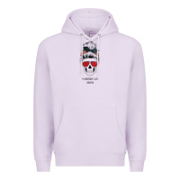 Lilac Glitter American Flag Patterned American Mom Skull Premium Hoodie - Bettercallsaul