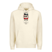Sandshell Glitter American Flag Patterned American Mom Skull Premium Hoodie - Bettercallsaul