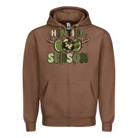 Chestnut hunting season Zipper Hoodie - MaliasSmallBusiness
