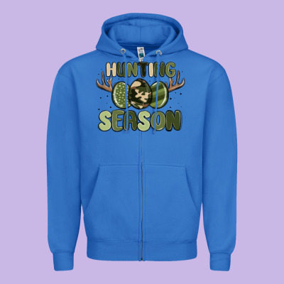 Hunting Season Zipper Hoodie Designed By Maliassmallbusiness