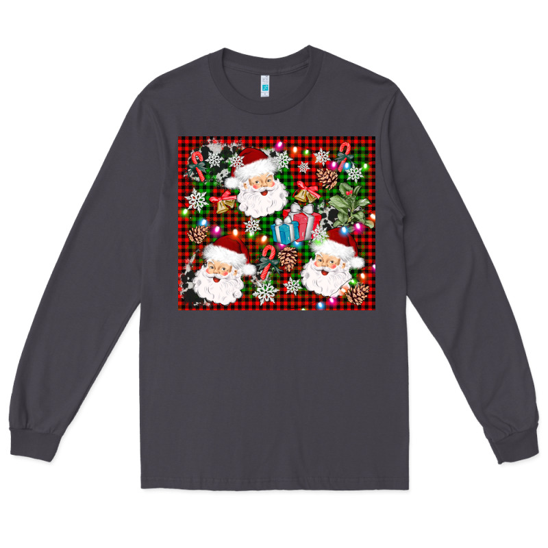 Santa Christmas Long Sleeve Tee by AdoDesignShop | Teevron