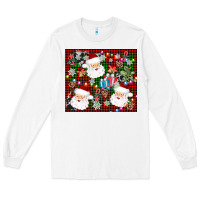 White santa christmas Long Sleeve Tee - AdoDesignShop