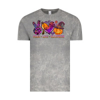 Cloud Rock peace love halloween Vintage Tee - AdoDesignShop