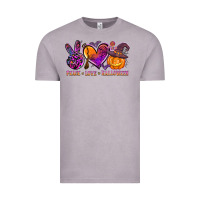 Vintage Zinc peace love halloween Vintage Tee - AdoDesignShop