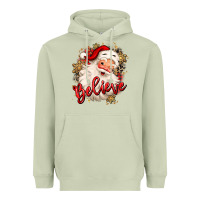 Matcha believe christmas santa claus Heavyweight Hoodie - MaliasSmallBusiness