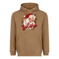 Toasted Coconut believe christmas santa claus Heavyweight Hoodie - MaliasSmallBusiness