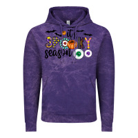 Cloud Purple spooky Vintage Hoodie - CowhideDigitalArt