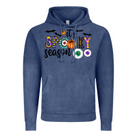 Vintage Denim spooky Vintage Hoodie - CowhideDigitalArt