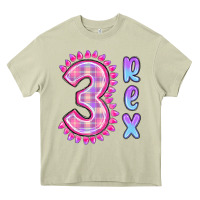 Mossy 3 rex pink dinosaur Heavy Core Tee - MaliasSmallBusiness