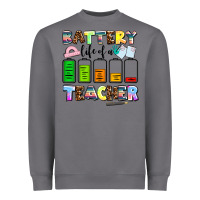 Storm battery life of a teacher Heavyweight Sweatshirt - AdoDesignShop