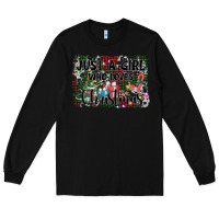 Black just a girl who loves christmas Long Sleeve Tee - AdoDesignShop