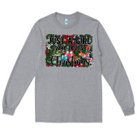 Heather Grey just a girl who loves christmas Long Sleeve Tee - AdoDesignShop