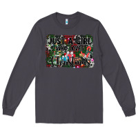 Smoke just a girl who loves christmas Long Sleeve Tee - AdoDesignShop