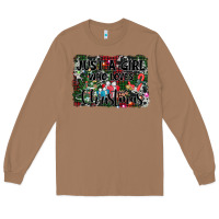 Toasted Coconut just a girl who loves christmas Long Sleeve Tee - AdoDesignShop