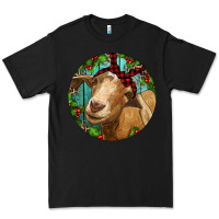 Black Farm Goat Christmas Premium Tee - RanaPortraitStore
