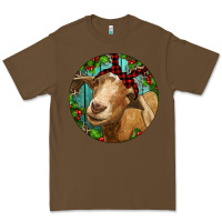 Cacao Farm Goat Christmas Premium Tee - RanaPortraitStore